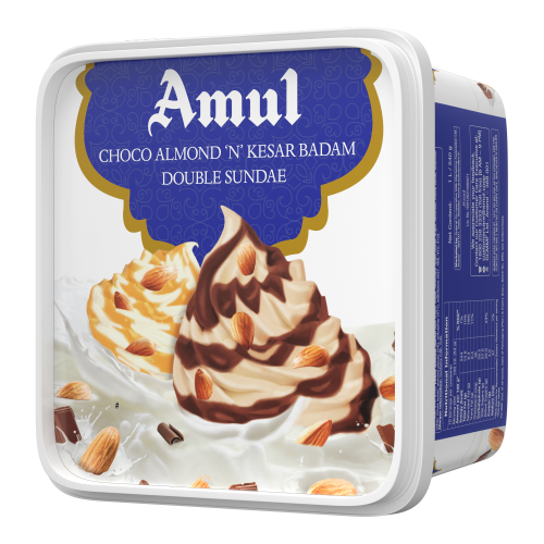 Choco Almond N Kesar Badam Double Sundae